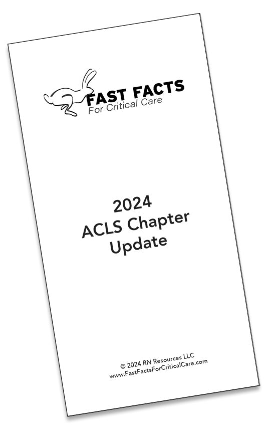 2024 ACLS Update Chapter Fast Facts For Critical Care By Kathy White 2024 acls update chapter fast facts for critical care by kathy white