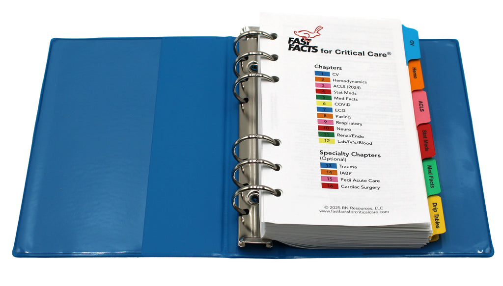 NEW! 2026 Fast Facts for Critical Care™ - The Original Critical Care Pocket Reference