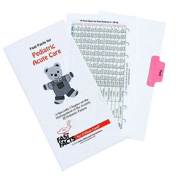 Pediatric Acute Care, 2014 (Optional specialty chapter not included in basic book)