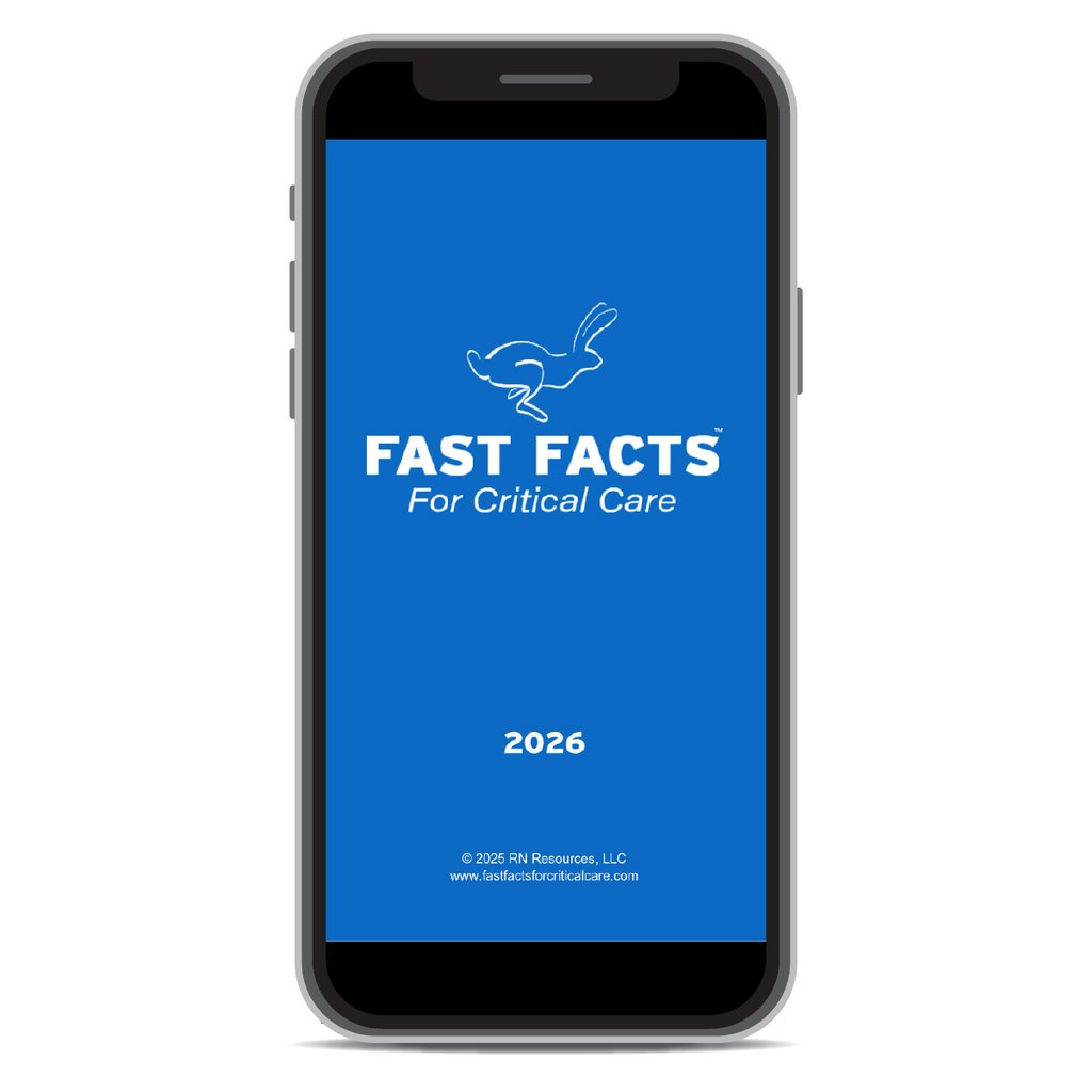 Fast Facts For Critical Care 2026 - eBook Edition